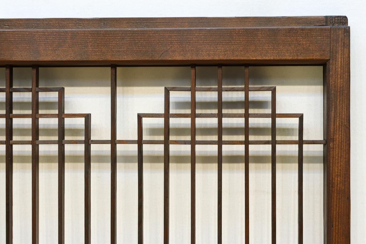 香図と幾何学模様の組子が上質感漂う書院　EZ2894　在庫4枚