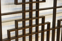 香図と幾何学模様の組子が上質感漂う書院　EZ2894　在庫4枚