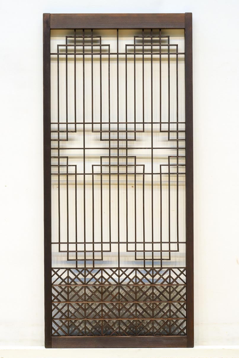 香図と幾何学模様の組子が上質感漂う書院　EZ2894　在庫4枚