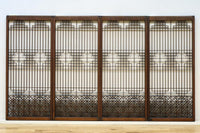 香図と幾何学模様の組子が上質感漂う書院　EZ2894　在庫4枚