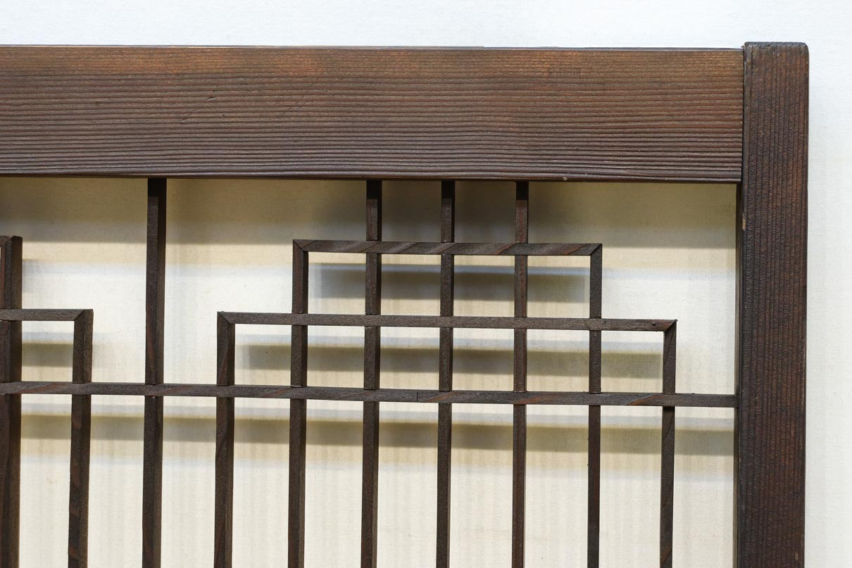 香図と幾何学模様の組子が上質感漂う書院　EZ2894　在庫4枚