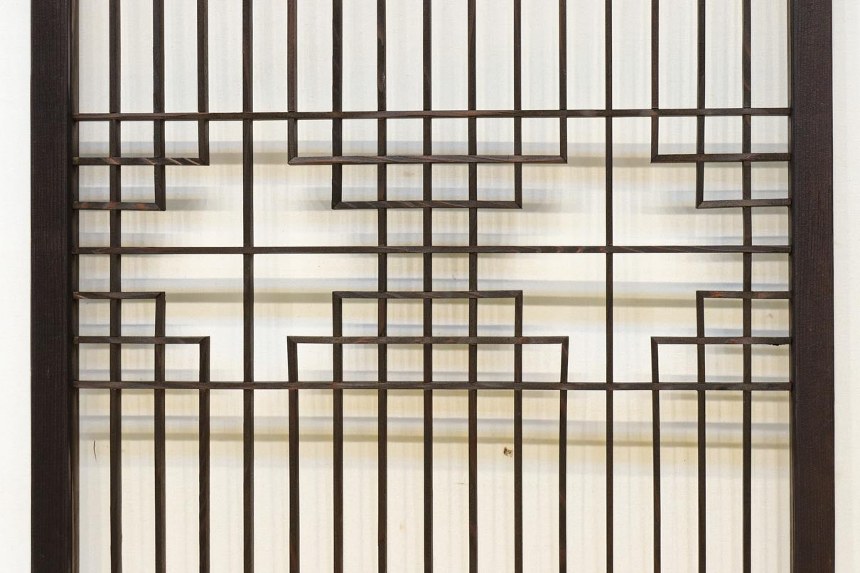 香図と幾何学模様の組子が上質感漂う書院　EZ2894　在庫4枚