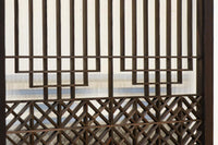 香図と幾何学模様の組子が上質感漂う書院　EZ2894　在庫4枚