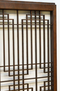 香図と幾何学模様の組子が上質感漂う書院　EZ2894　在庫4枚