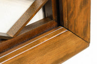 大きな幾何学装飾を備えて格調あるデザインの欄間　EZ2924　在庫1枚