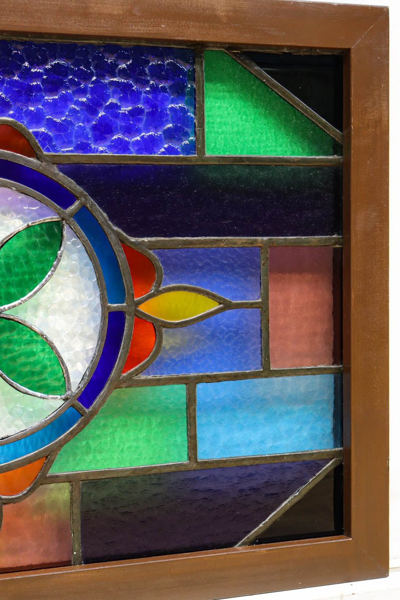 Small size stained glass hanging ornament EZ2977