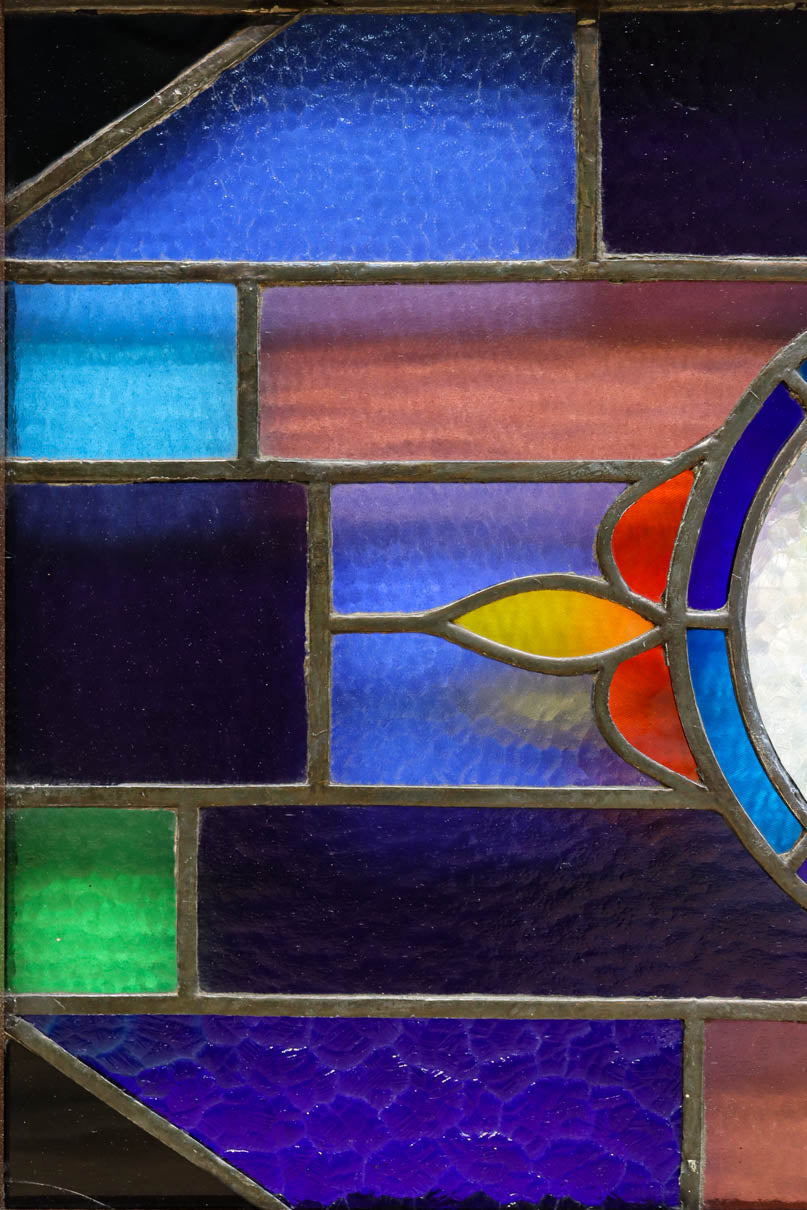 Small size stained glass hanging ornament EZ2977