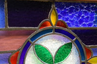 Small size stained glass hanging ornament EZ2977