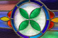 Small size stained glass hanging ornament EZ2977