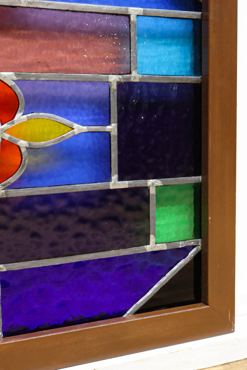 Small size stained glass hanging ornament EZ2977