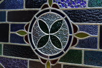 Small size stained glass hanging ornament EZ2977