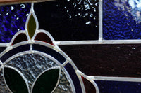 Small size stained glass hanging ornament EZ2977