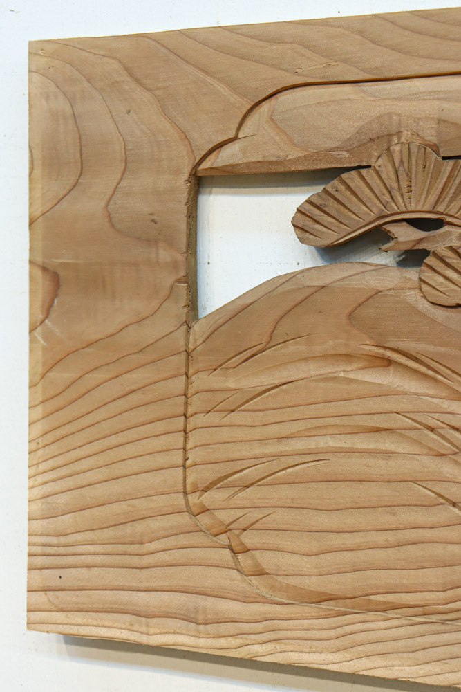 Relief carving Ranma material EZ2998