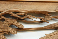 Deep-relief carved ranma EZ3161ab
