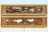 Deep-relief carved ranma EZ3161ab