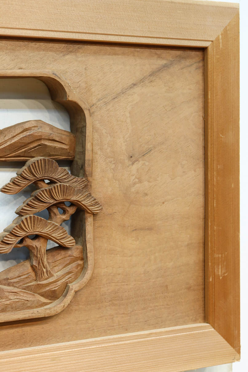 Deep-relief carved ranma EZ3161ab