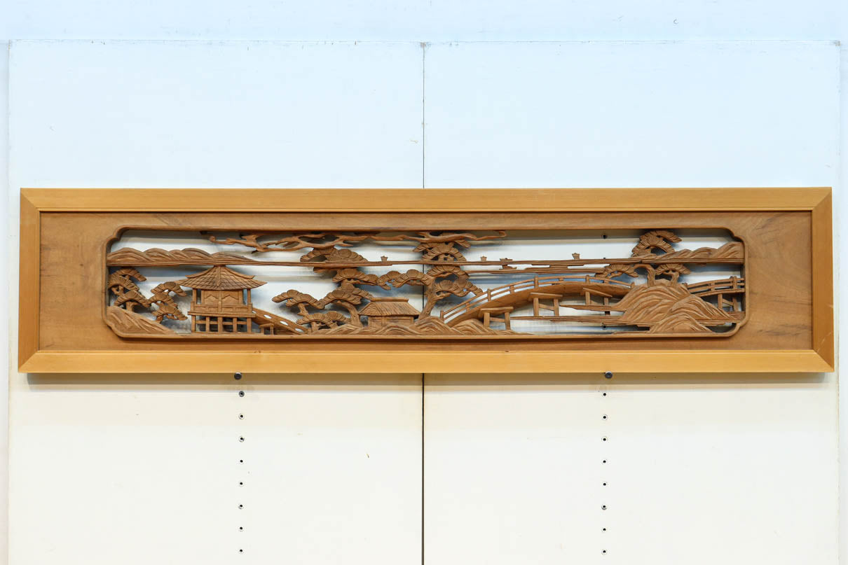Deep-relief carved ranma EZ3161ab