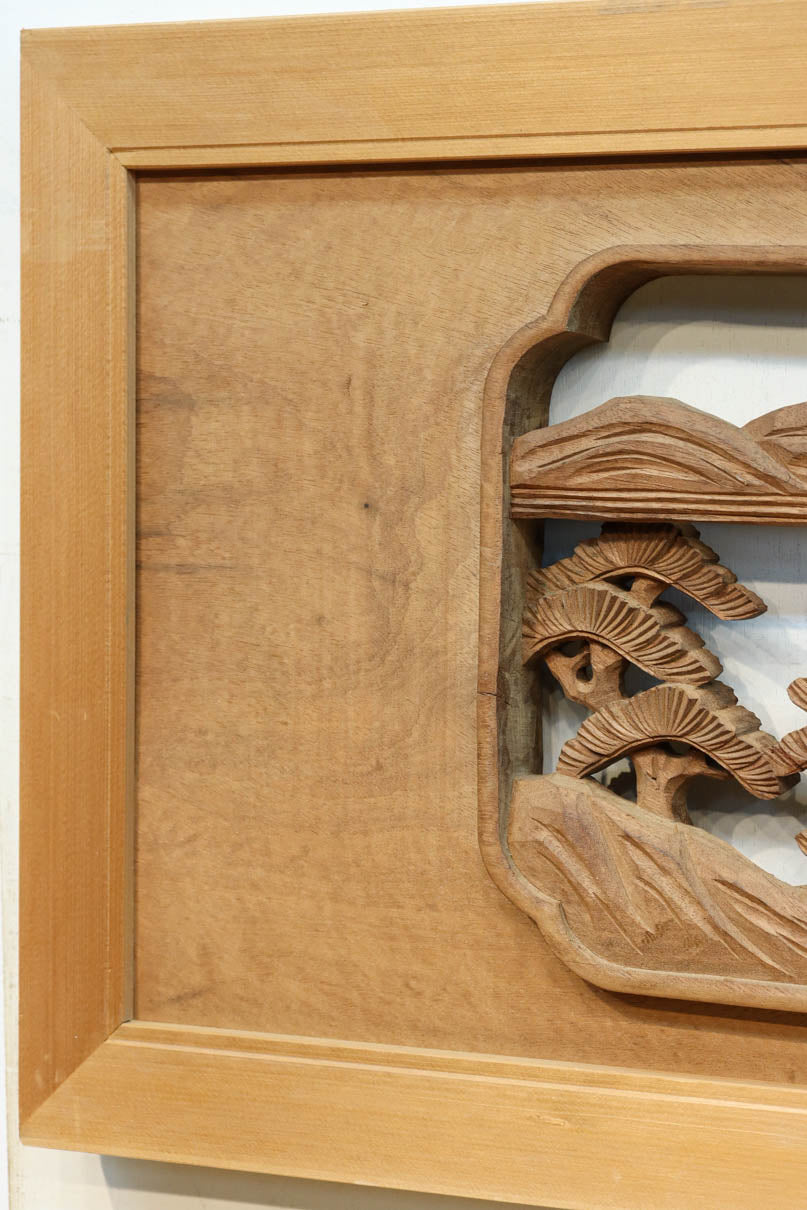 Deep-relief carved ranma EZ3161ab