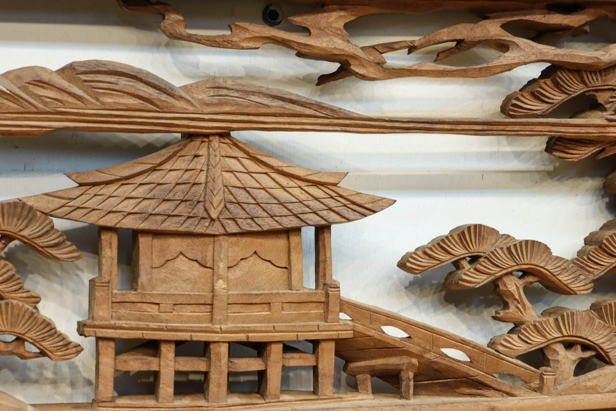 Deep-relief carved ranma EZ3161ab