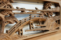 Deep-relief carved ranma EZ3161ab