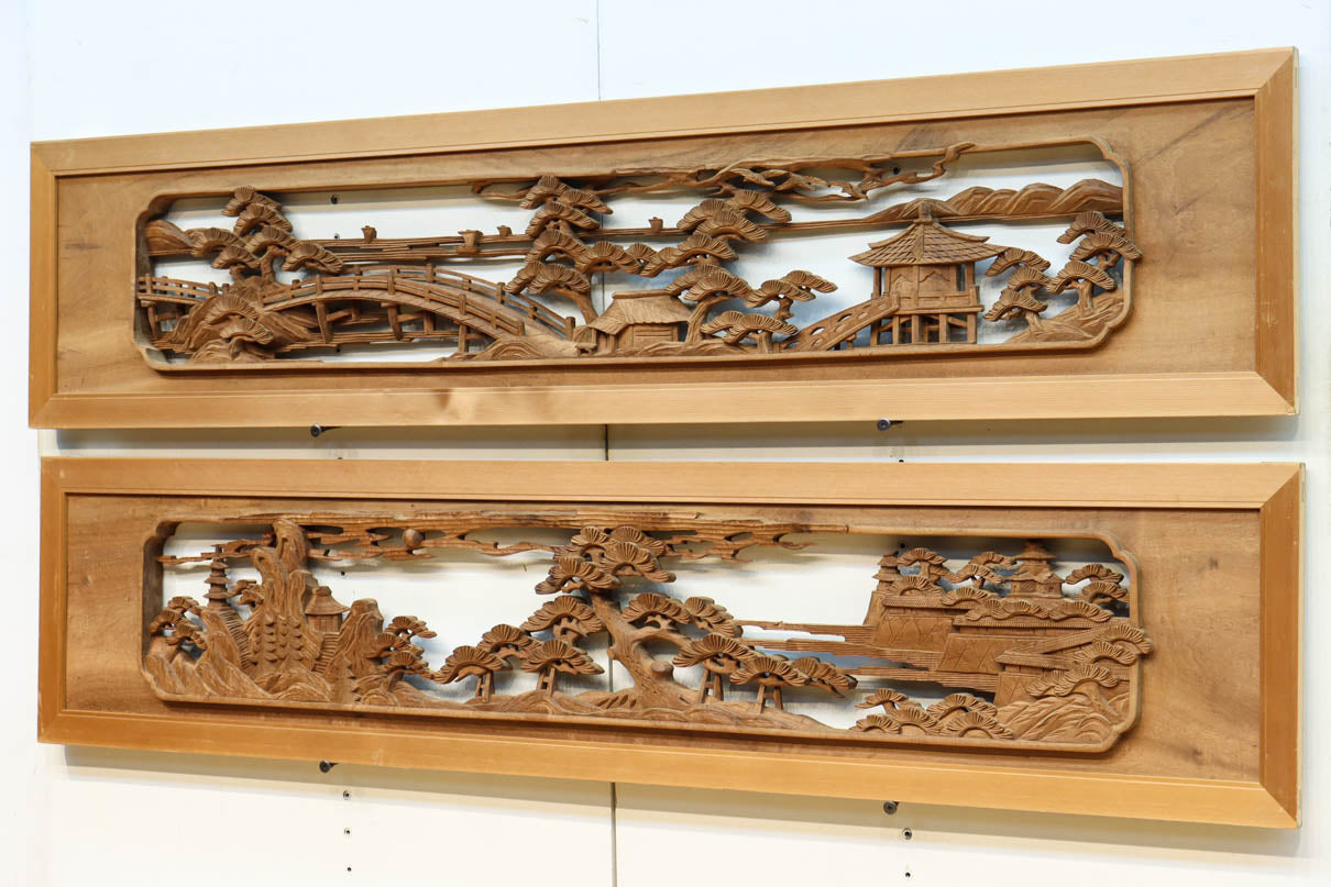 Deep-relief carved ranma EZ3161ab