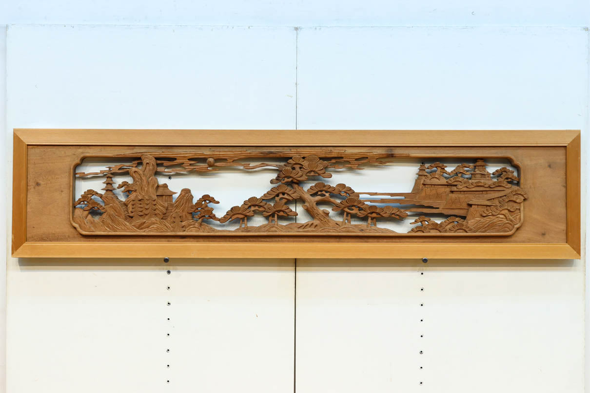 Deep-relief carved ranma EZ3161ab
