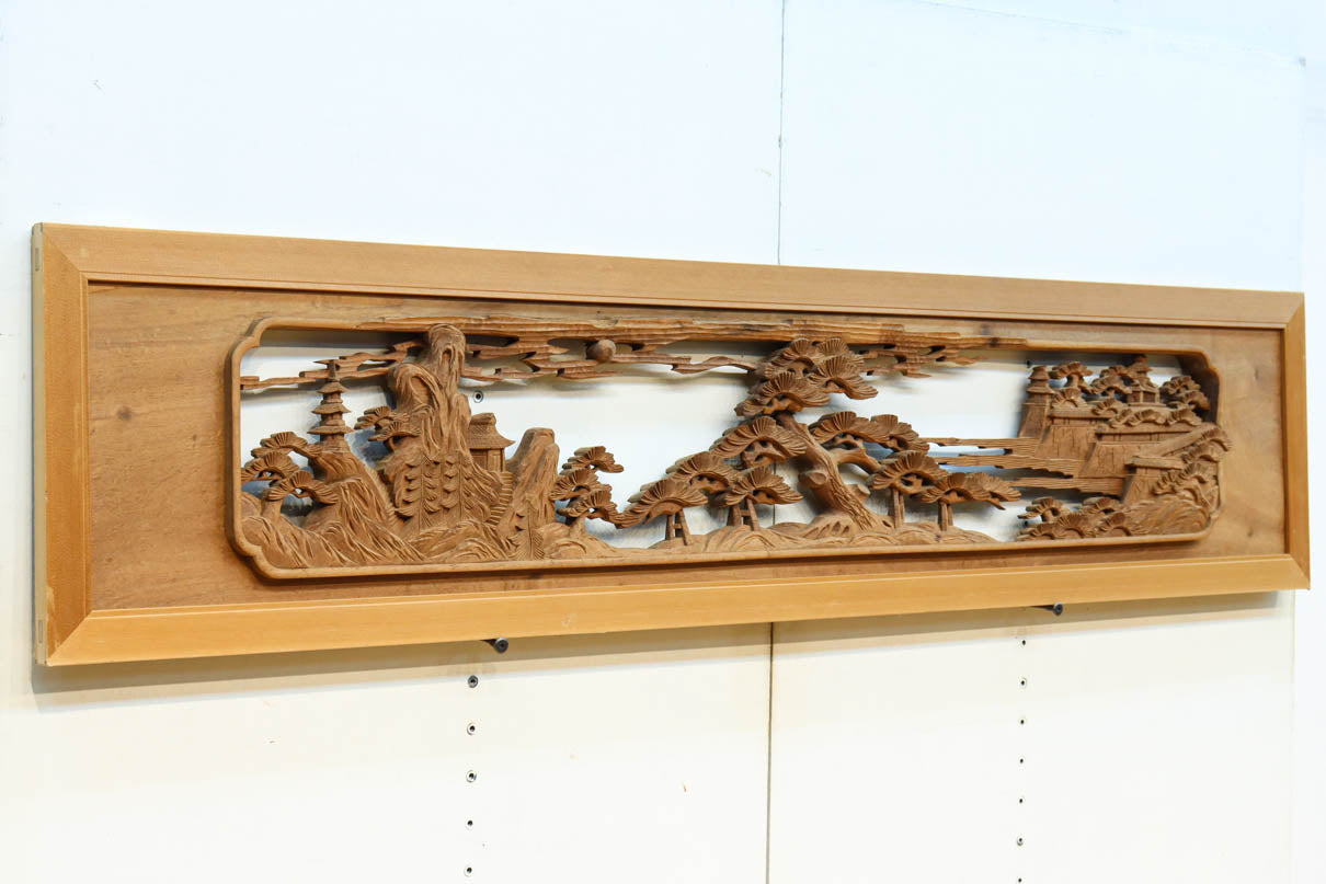 Deep-relief carved ranma EZ3161ab