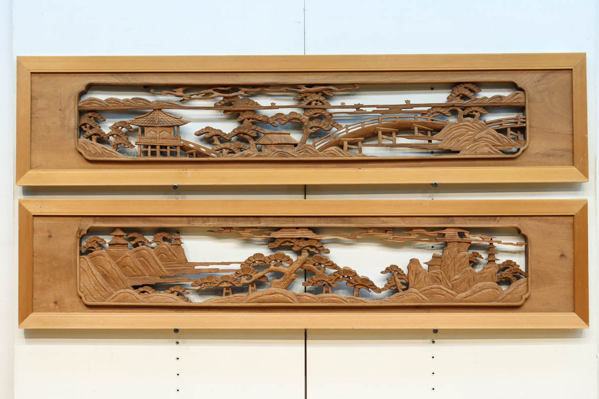 Deep-relief carved ranma EZ3161ab