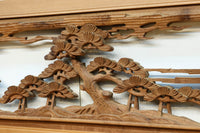 Deep-relief carved ranma EZ3161ab