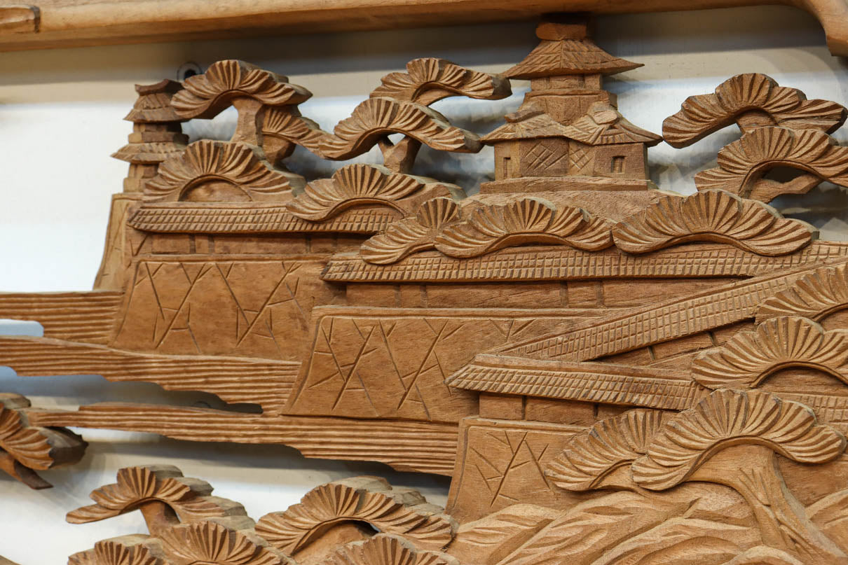 Deep-relief carved ranma EZ3161ab