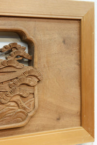 Deep-relief carved ranma EZ3161ab