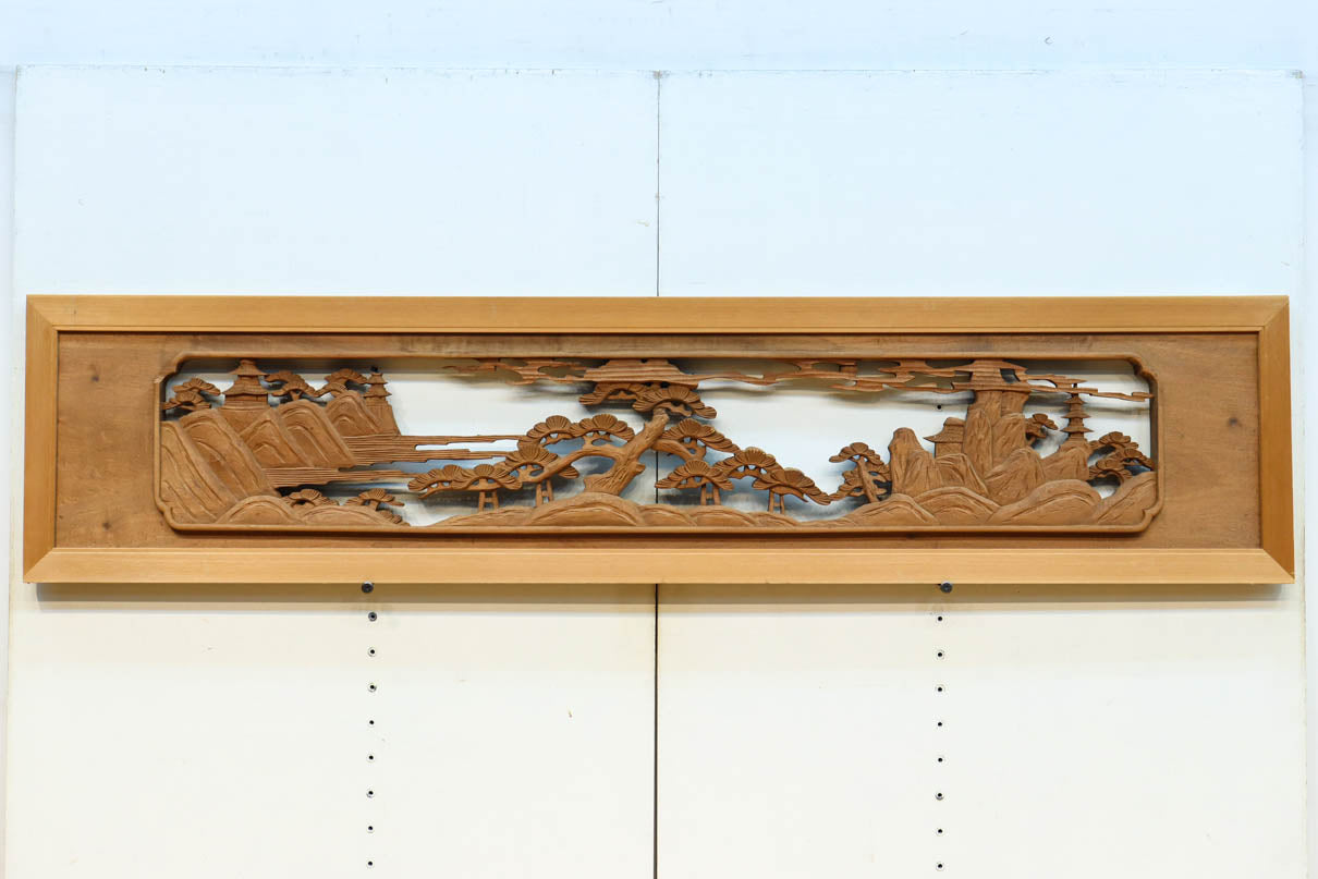 Deep-relief carved ranma EZ3161ab