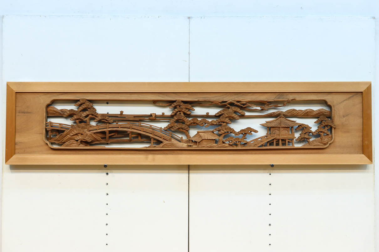 Deep-relief carved ranma EZ3161ab