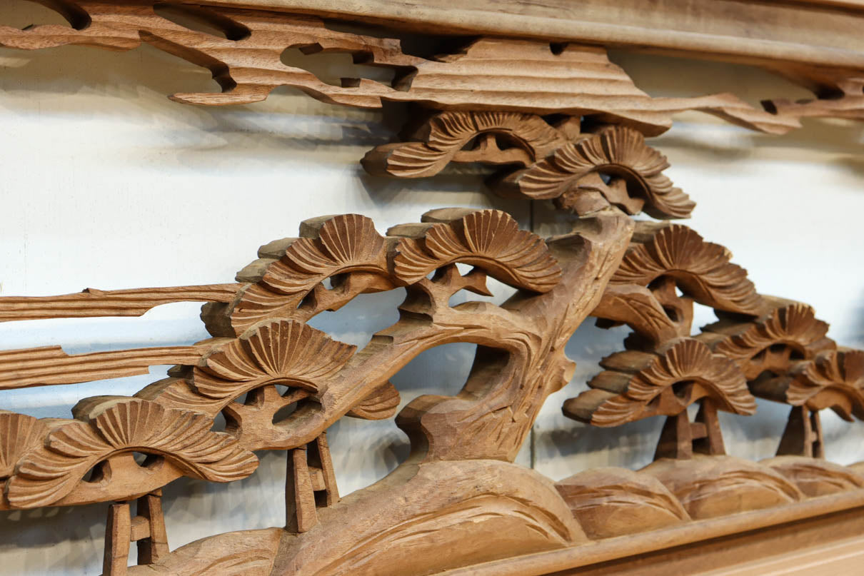Deep-relief carved ranma EZ3161ab