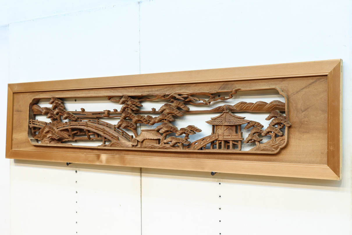 Deep-relief carved ranma EZ3161ab