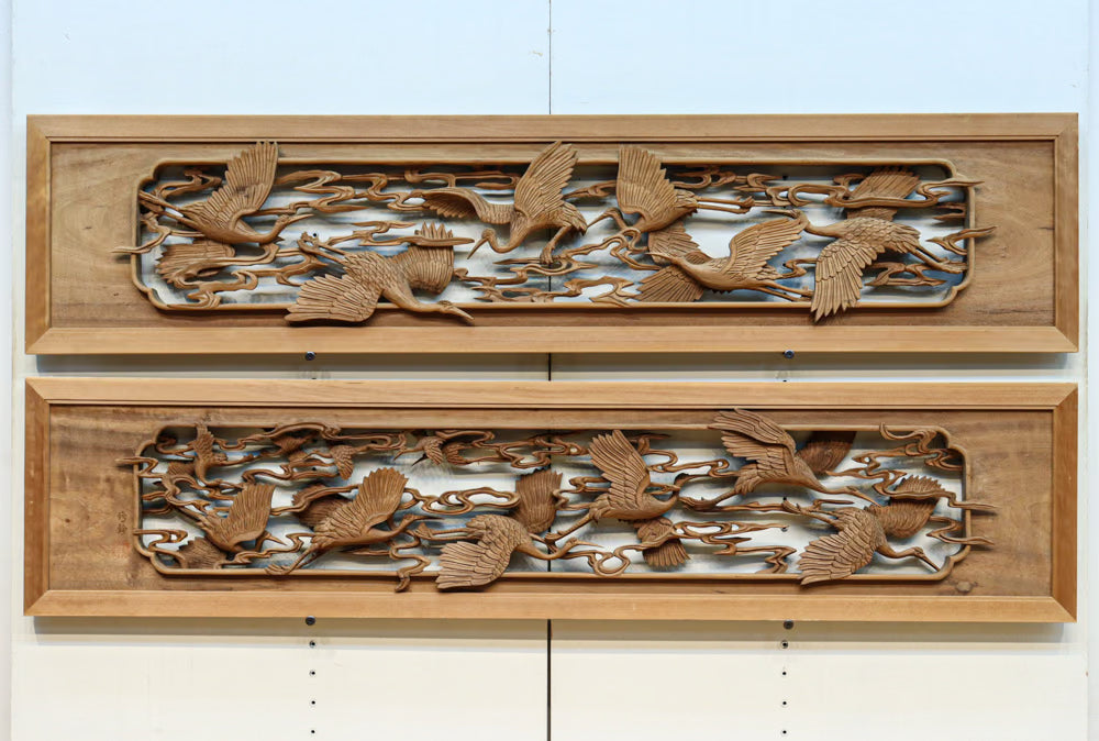 Deep-relief carved Ranma EZ3163ab