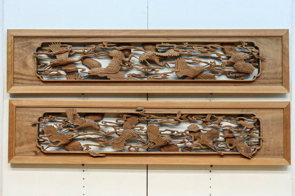 Deep-relief carved Ranma EZ3163ab
