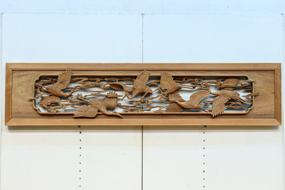 Deep-relief carved Ranma EZ3163ab