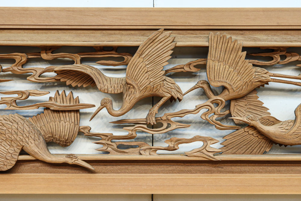 Deep-relief carved Ranma EZ3163ab