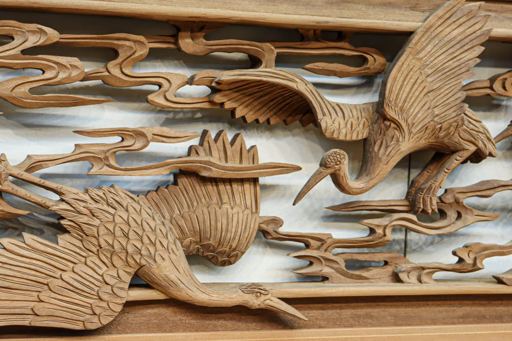 Deep-relief carved Ranma EZ3163ab