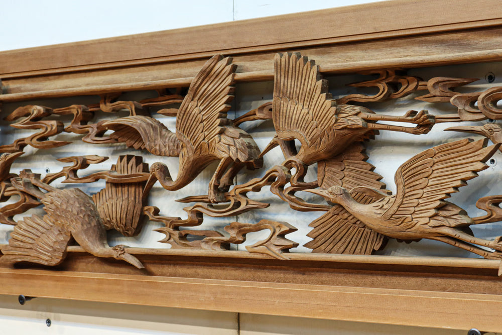 Deep-relief carved Ranma EZ3163ab