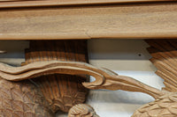 Deep-relief carved Ranma EZ3163ab