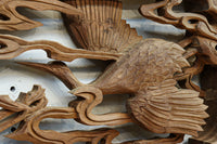 Deep-relief carved Ranma EZ3163ab