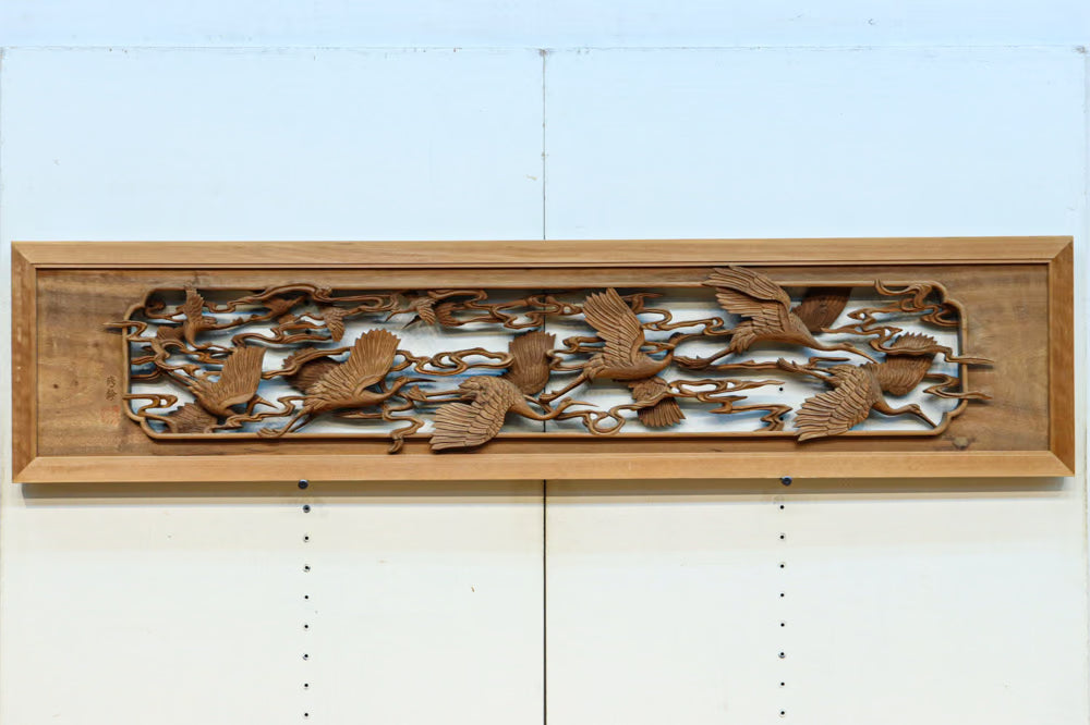 Deep-relief carved Ranma EZ3163ab