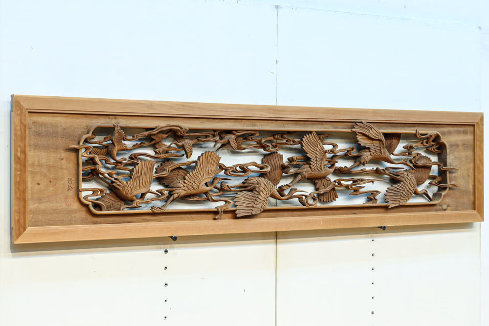 Deep-relief carved Ranma EZ3163ab