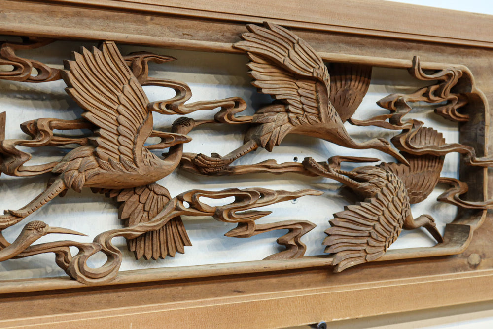 Deep-relief carved Ranma EZ3163ab