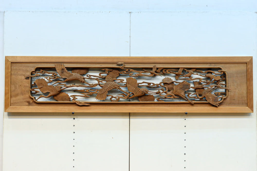 Deep-relief carved Ranma EZ3163ab