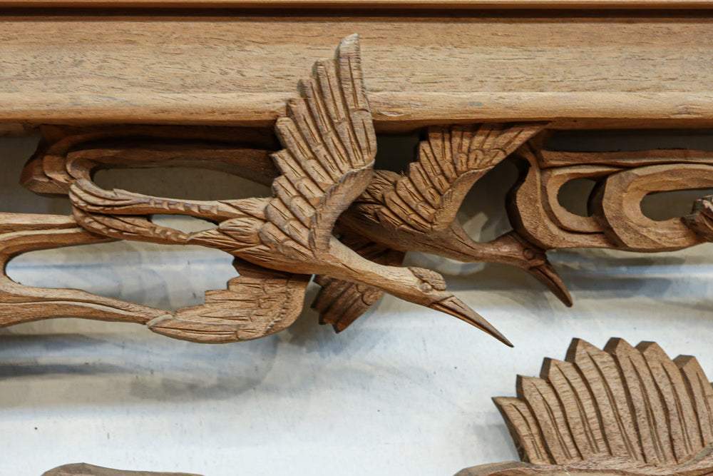 Deep-relief carved Ranma EZ3163ab