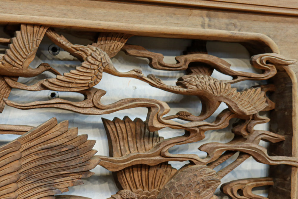 Deep-relief carved Ranma EZ3163ab