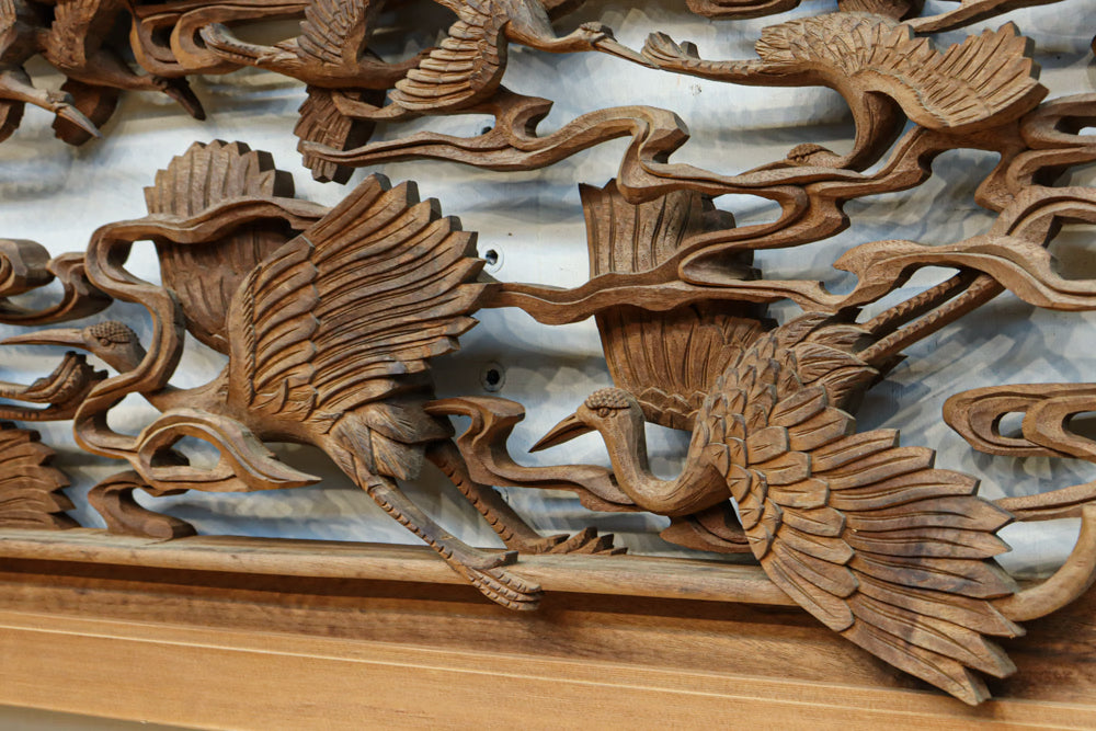 Deep-relief carved Ranma EZ3163ab